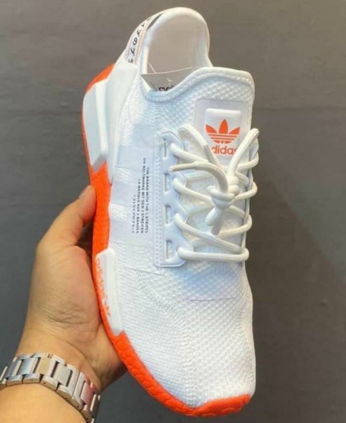 Adidas NMD R1 V2 White Orange – Brand Shoe Factory