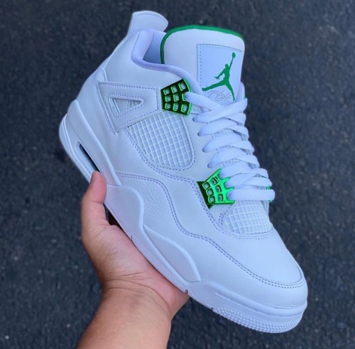 Air Jordan retro 4 Green metalic – Brand Shoe Factory