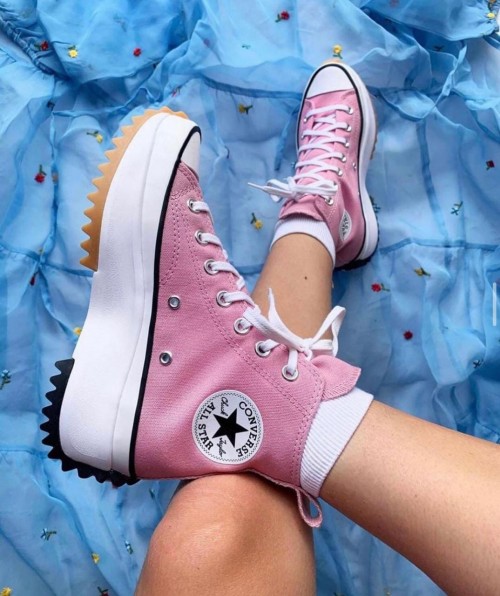 Converse Run star Hike Pink Sneakers For Girls – Brand Shoe Factory