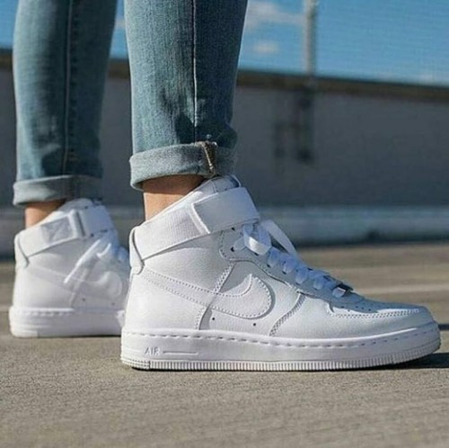 Nike air 2025 force white long